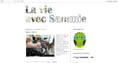 Desktop Screenshot of lavieavecsammie.blogspot.com