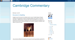 Desktop Screenshot of cambridgecommentary.blogspot.com
