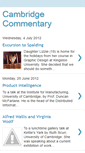 Mobile Screenshot of cambridgecommentary.blogspot.com