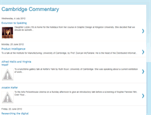 Tablet Screenshot of cambridgecommentary.blogspot.com