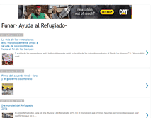 Tablet Screenshot of fundacionayudaalrefugiado.blogspot.com