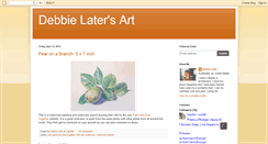 Desktop Screenshot of debbielatersart.blogspot.com