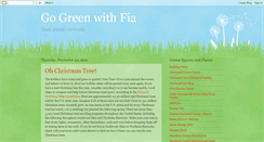 Desktop Screenshot of fiagoesgreen.blogspot.com