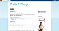 Desktop Screenshot of craftsthings.blogspot.com