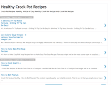 Tablet Screenshot of healthycrockpot-recipes.blogspot.com