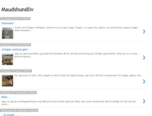 Tablet Screenshot of maudshundliv.blogspot.com