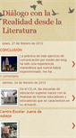 Mobile Screenshot of dialogoconrealidadliteraria.blogspot.com