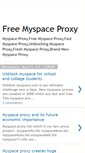 Mobile Screenshot of myspaceproxi.blogspot.com