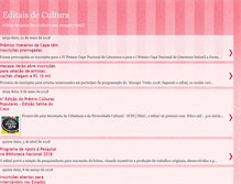 Tablet Screenshot of editaisdecultura.blogspot.com