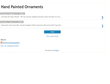 Tablet Screenshot of handpaintedornaments.blogspot.com