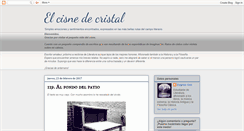 Desktop Screenshot of elcisnedecristal.blogspot.com