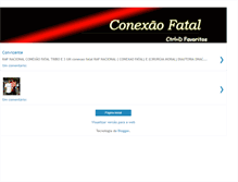 Tablet Screenshot of conexaofatal.blogspot.com