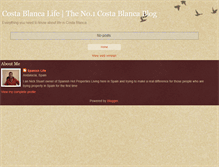 Tablet Screenshot of costa-blanca-life.blogspot.com