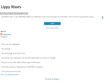 Tablet Screenshot of lippykisses.blogspot.com
