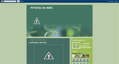 Desktop Screenshot of petrovacnamoru.blogspot.com