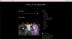 Desktop Screenshot of kateinkilimanjaro.blogspot.com