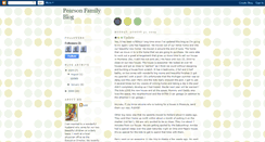 Desktop Screenshot of pearsonfamilyblog.blogspot.com