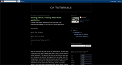 Desktop Screenshot of makara-c-sharp.blogspot.com