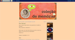 Desktop Screenshot of colecaodememoria.blogspot.com