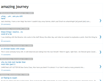 Tablet Screenshot of amazingjourney.blogspot.com