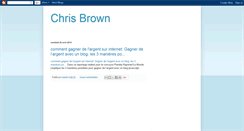 Desktop Screenshot of chrisbrown-wh.blogspot.com