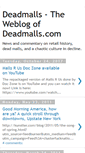 Mobile Screenshot of deadmalls.blogspot.com