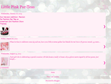 Tablet Screenshot of littlepinkparteas.blogspot.com