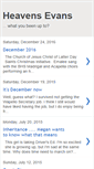 Mobile Screenshot of heavensevans.blogspot.com