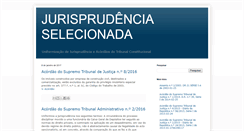 Desktop Screenshot of jurisprudenciaseleccionada.blogspot.com