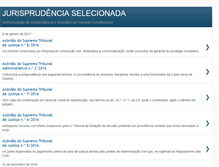 Tablet Screenshot of jurisprudenciaseleccionada.blogspot.com