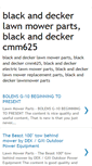 Mobile Screenshot of blackanddeckerlawnmower-parts.blogspot.com