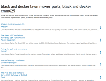 Tablet Screenshot of blackanddeckerlawnmower-parts.blogspot.com