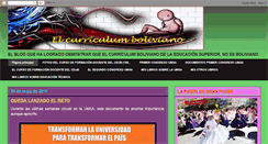 Desktop Screenshot of elcurriculumboliviano.blogspot.com