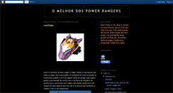 Desktop Screenshot of powerrangersmania10.blogspot.com