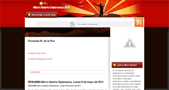 Desktop Screenshot of microabiertosalamanca.blogspot.com