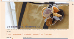 Desktop Screenshot of cassandra-donovann.blogspot.com