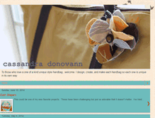 Tablet Screenshot of cassandra-donovann.blogspot.com