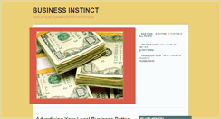 Desktop Screenshot of businessinstinct.blogspot.com