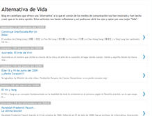 Tablet Screenshot of alternativa-de-vida.blogspot.com