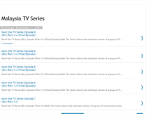 Tablet Screenshot of malaysiatvseries.blogspot.com