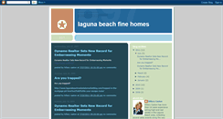 Desktop Screenshot of lagunabeachfinehomes.blogspot.com