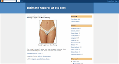 Desktop Screenshot of fineintimateapparel.blogspot.com