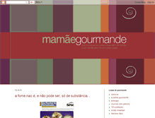 Tablet Screenshot of mamaegourmande.blogspot.com