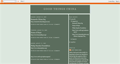 Desktop Screenshot of goodthingschina.blogspot.com