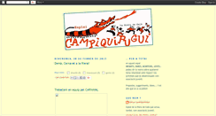 Desktop Screenshot of esplaicampiquipugui.blogspot.com