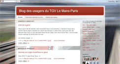 Desktop Screenshot of ligne-lemans-paris.blogspot.com