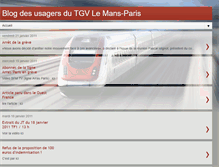 Tablet Screenshot of ligne-lemans-paris.blogspot.com