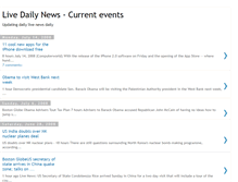 Tablet Screenshot of live-daily-news.blogspot.com