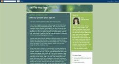 Desktop Screenshot of inthehotseat.blogspot.com