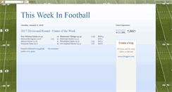 Desktop Screenshot of football-week.blogspot.com